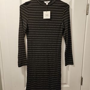 Jack by BB Dakota Casual black stripe dress